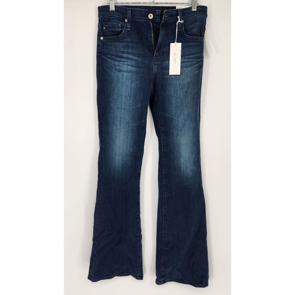 NWT Adriano Goldschmied AG Farrah Boot Crop Pull-on Mid-Rise Jeans Sz 27X32